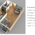 1 bedroom apartment for sale in Dirsi complex Isani